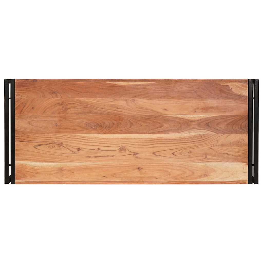 Badkamerplank voor Bruin 120 x 50 x 23 cm Massief Acaciahout is nu te koop bij PeponiXL, paradijselijk wonen!