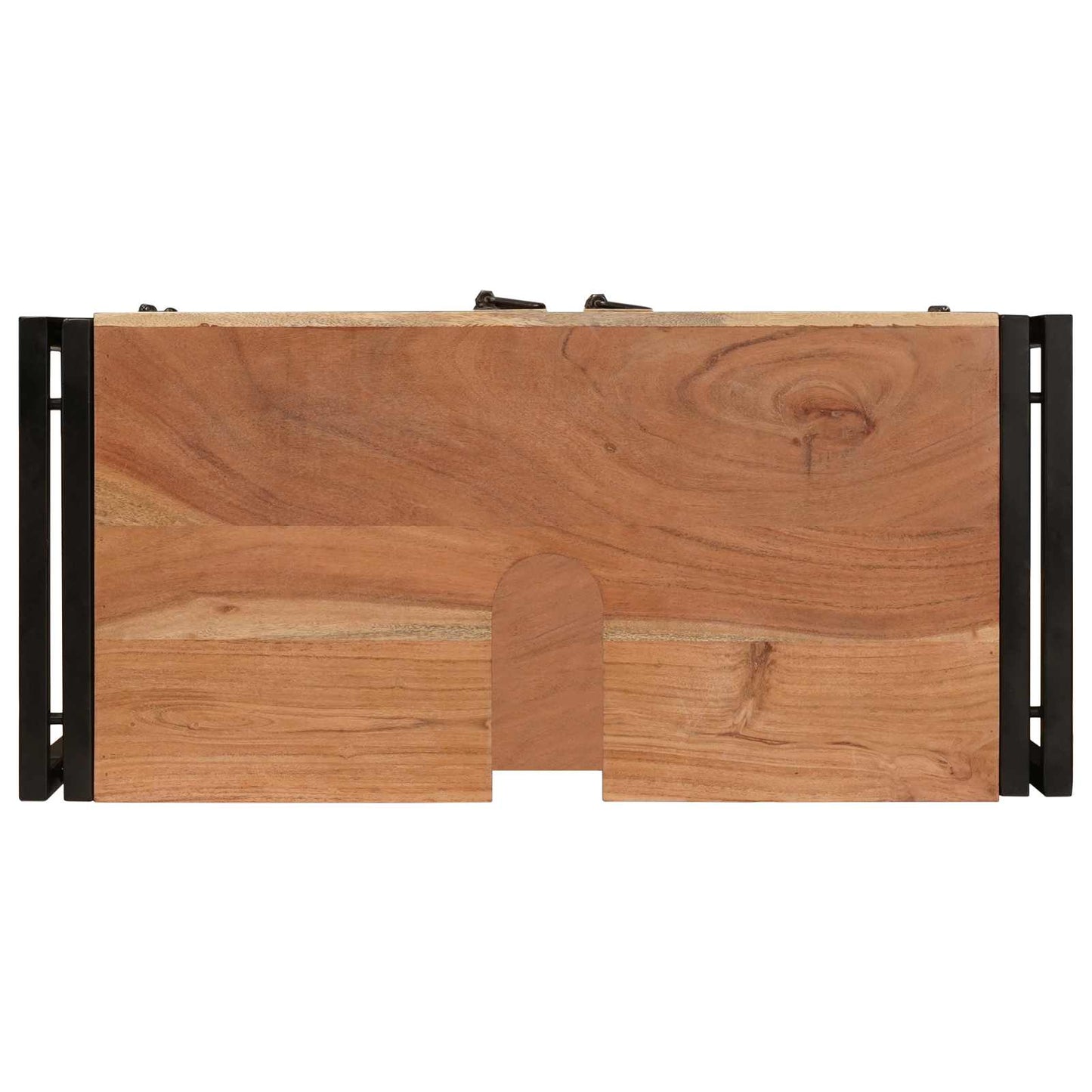 Wastafelkast met plank Bruin 71 x 33 x 58 cm Massief Acaciahout is nu te koop bij PeponiXL, paradijselijk wonen!