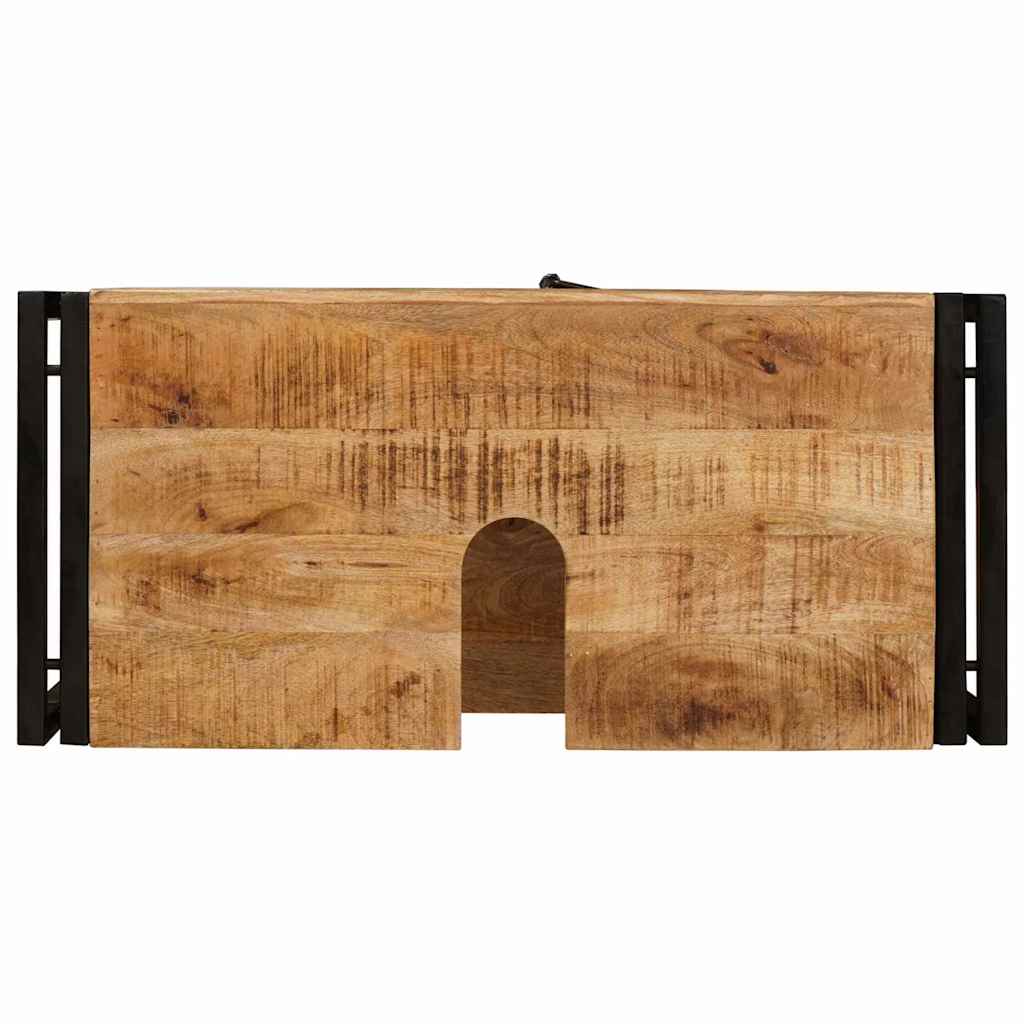 Wastafelkast met plank Bruin 71 x 33 x 58 cm Massief Mango Hout is nu te koop bij PeponiXL, paradijselijk wonen!