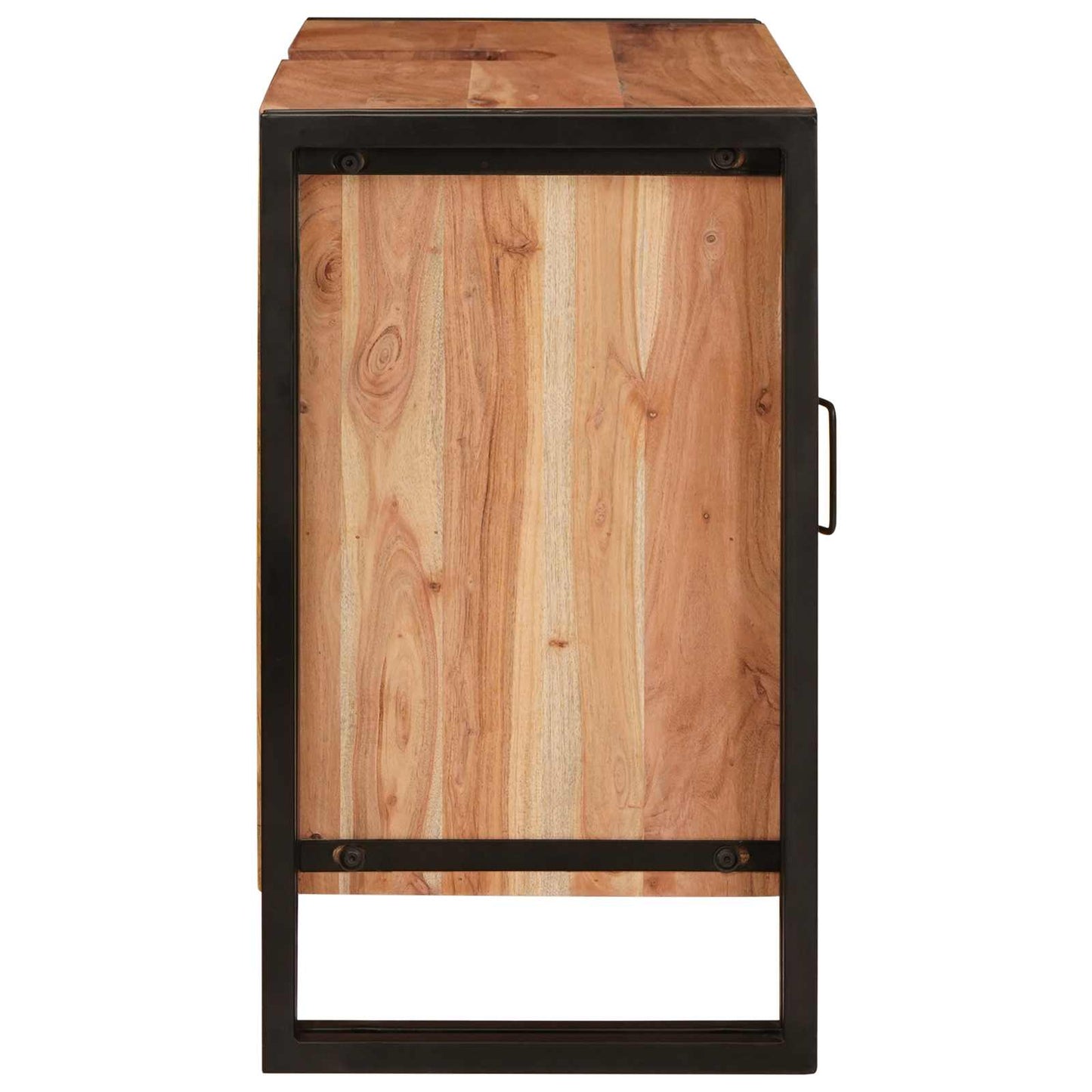 Wastafelkast met plank Bruin 71 x 33 x 58 cm Massief Acaciahout is nu te koop bij PeponiXL, paradijselijk wonen!