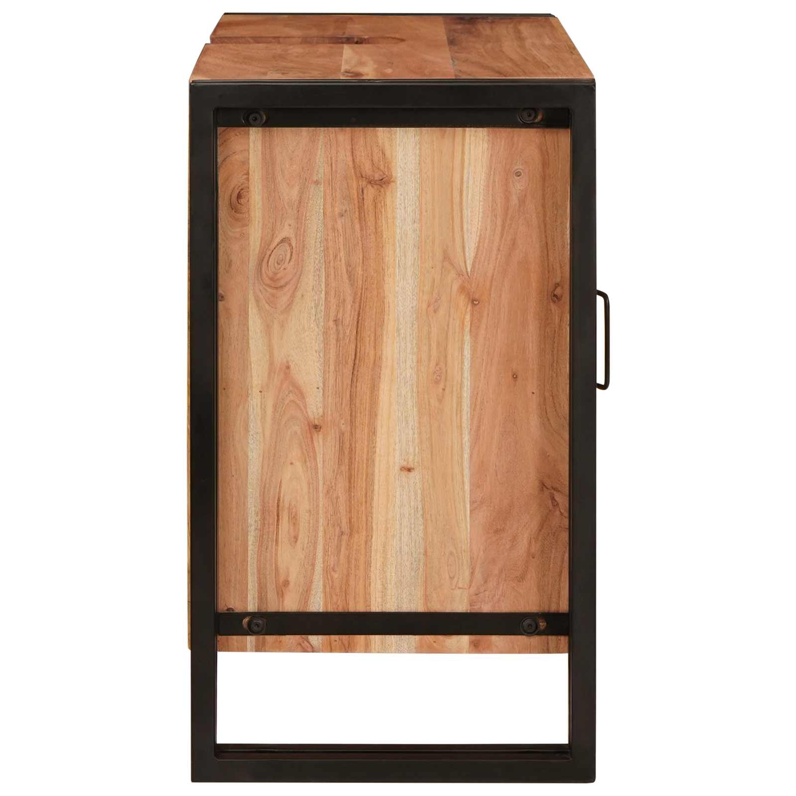 Wastafelkast met plank Bruin 71 x 33 x 58 cm Massief Acaciahout is nu te koop bij PeponiXL, paradijselijk wonen!