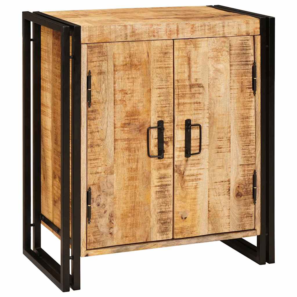 Nachtkastje Bruin 66 x 35 x 76 cm Massief ruw mango hout is nu te koop bij PeponiXL, paradijselijk wonen!