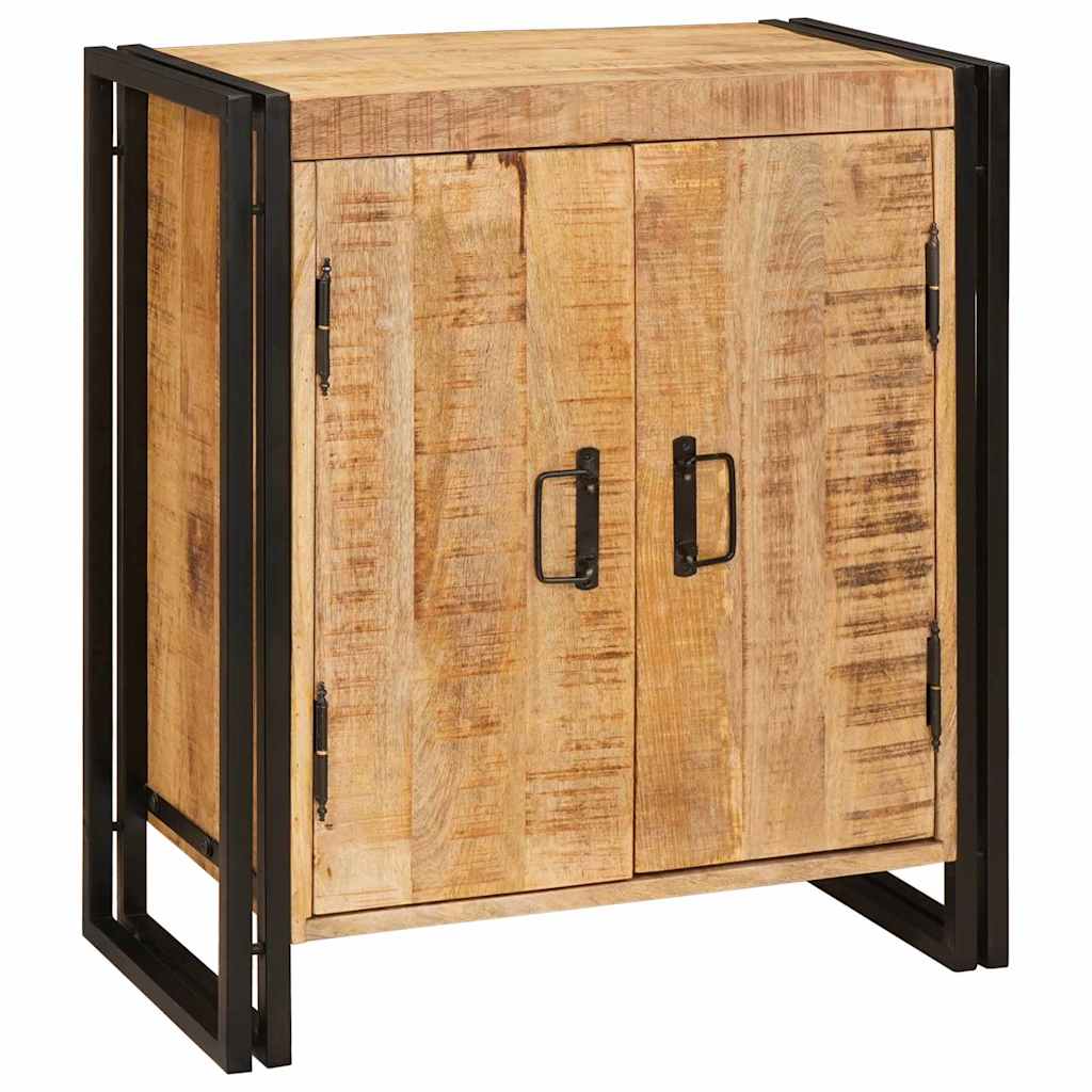 Nachtkastje Bruin 66 x 35 x 76 cm Massief ruw mango hout is nu te koop bij PeponiXL, paradijselijk wonen!