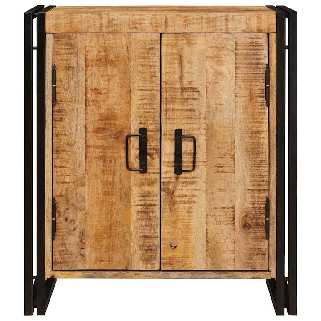 Nachtkastje Bruin 66 x 35 x 76 cm Massief ruw mango hout is nu te koop bij PeponiXL, paradijselijk wonen!