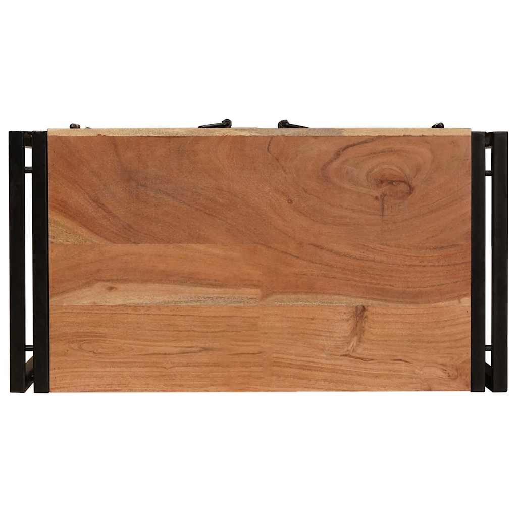 Nachtkastje Bruin 66 x 35 x 76 cm Massief acaciahout is nu te koop bij PeponiXL, paradijselijk wonen!