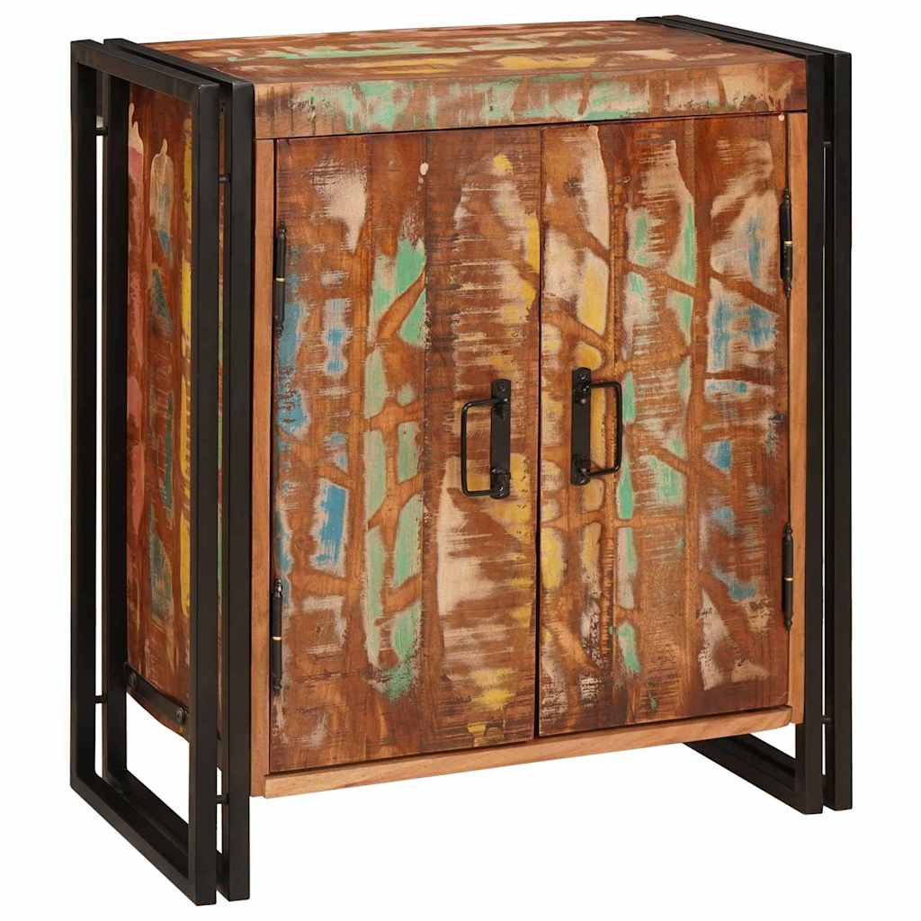 Nachtkastje Multikleur 66 x 35 x 76 cm massief gerecycled hout is nu te koop bij PeponiXL, paradijselijk wonen!