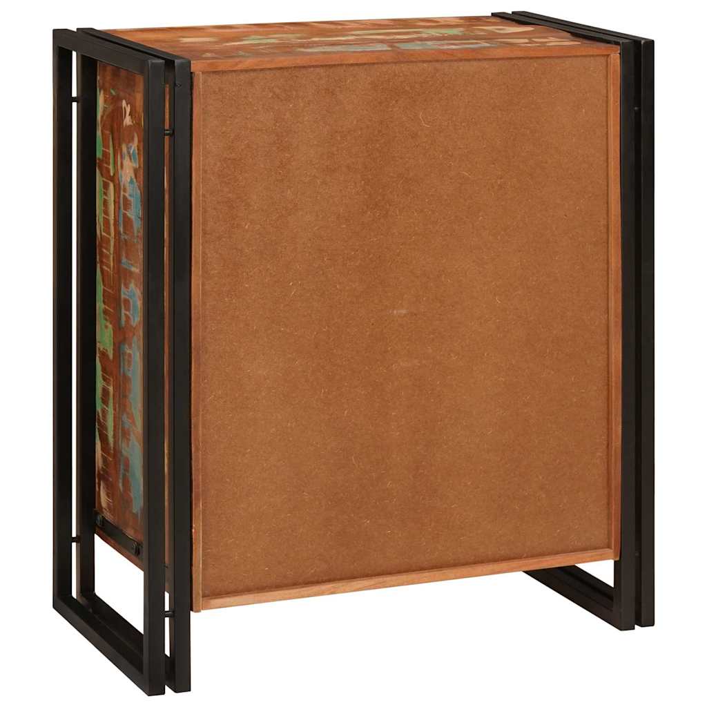 Nachtkastje Multikleur 66 x 35 x 76 cm massief gerecycled hout is nu te koop bij PeponiXL, paradijselijk wonen!