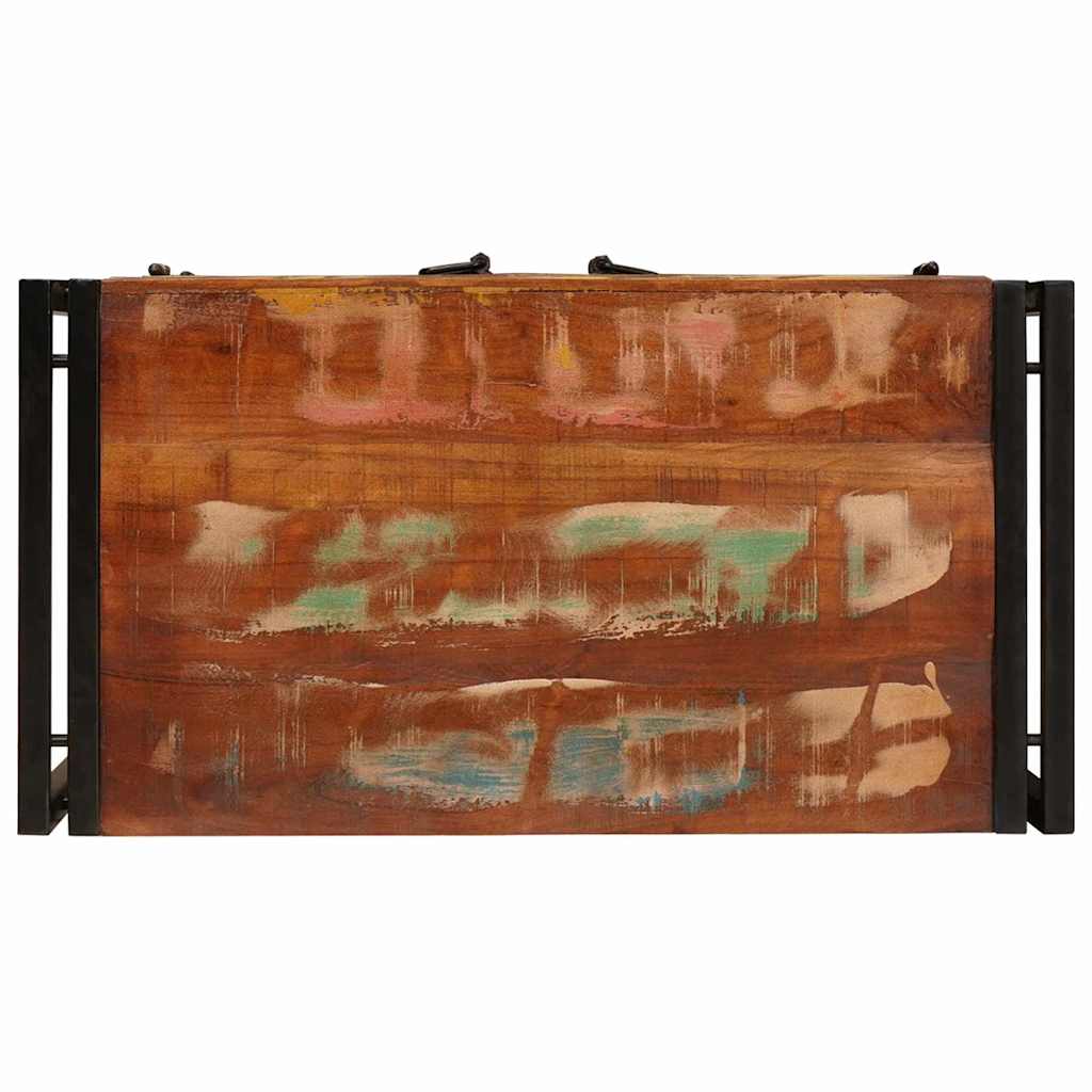 Nachtkastje Multikleur 66 x 35 x 76 cm massief gerecycled hout is nu te koop bij PeponiXL, paradijselijk wonen!