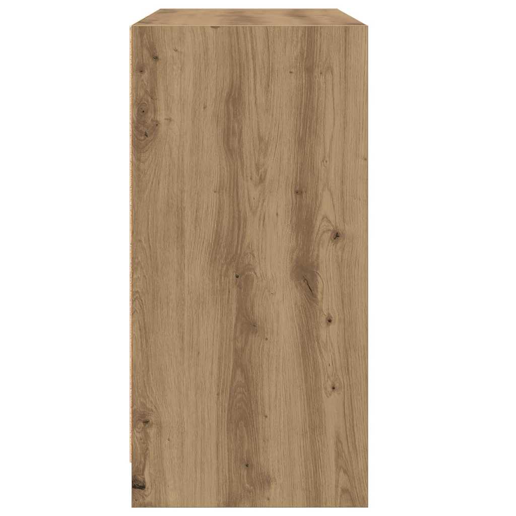 Dressoir 102x37x75,5 cm bewerkt hout artisanaal eikenkleurig is nu te koop bij PeponiXL, paradijselijk wonen!