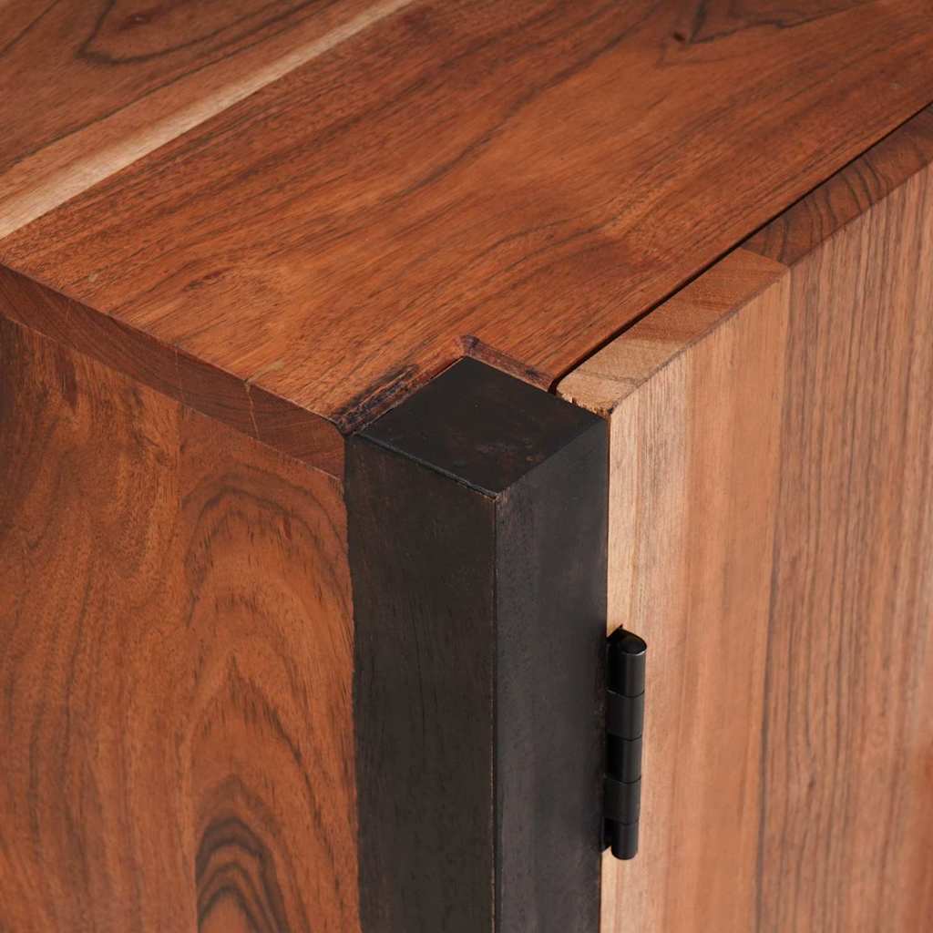 Dressoir 3 pcs Bruin 55 x 30 x 75 cm Massief Acaciahout is nu te koop bij PeponiXL, paradijselijk wonen!