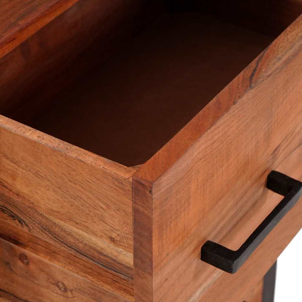 Dressoir 3 pcs Bruin 55 x 30 x 75 cm Massief Acaciahout is nu te koop bij PeponiXL, paradijselijk wonen!