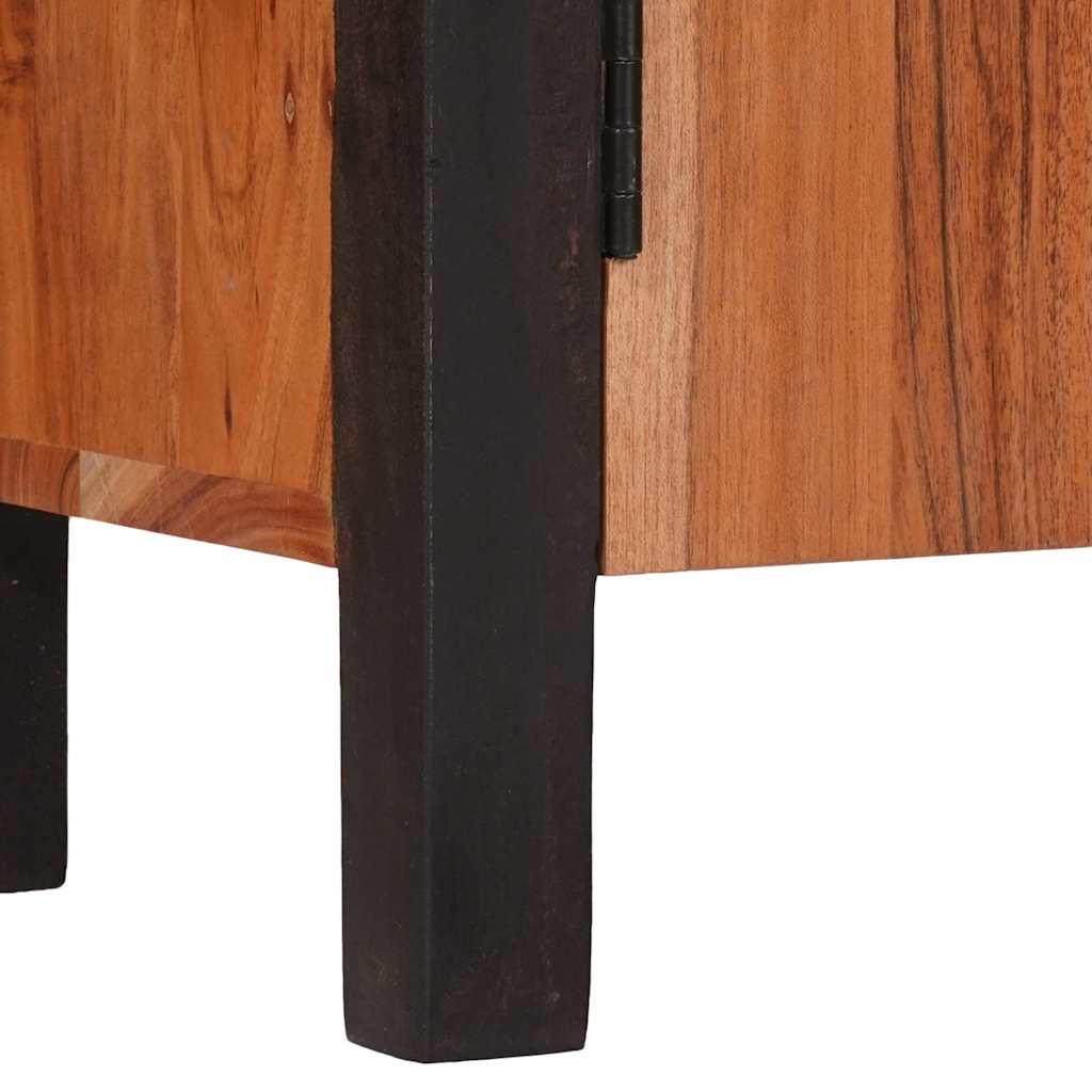 Dressoir 3 pcs Bruin 55 x 30 x 75 cm Massief Acaciahout is nu te koop bij PeponiXL, paradijselijk wonen!