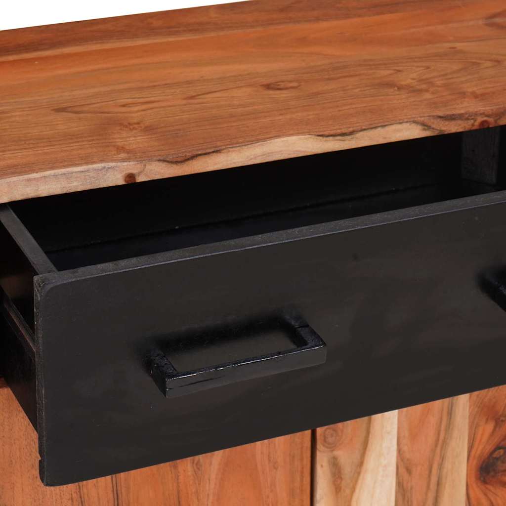 Dressoir 2 pcs Bruin 110 x 30 x 75 cm Massief Acaciahout is nu te koop bij PeponiXL, paradijselijk wonen!