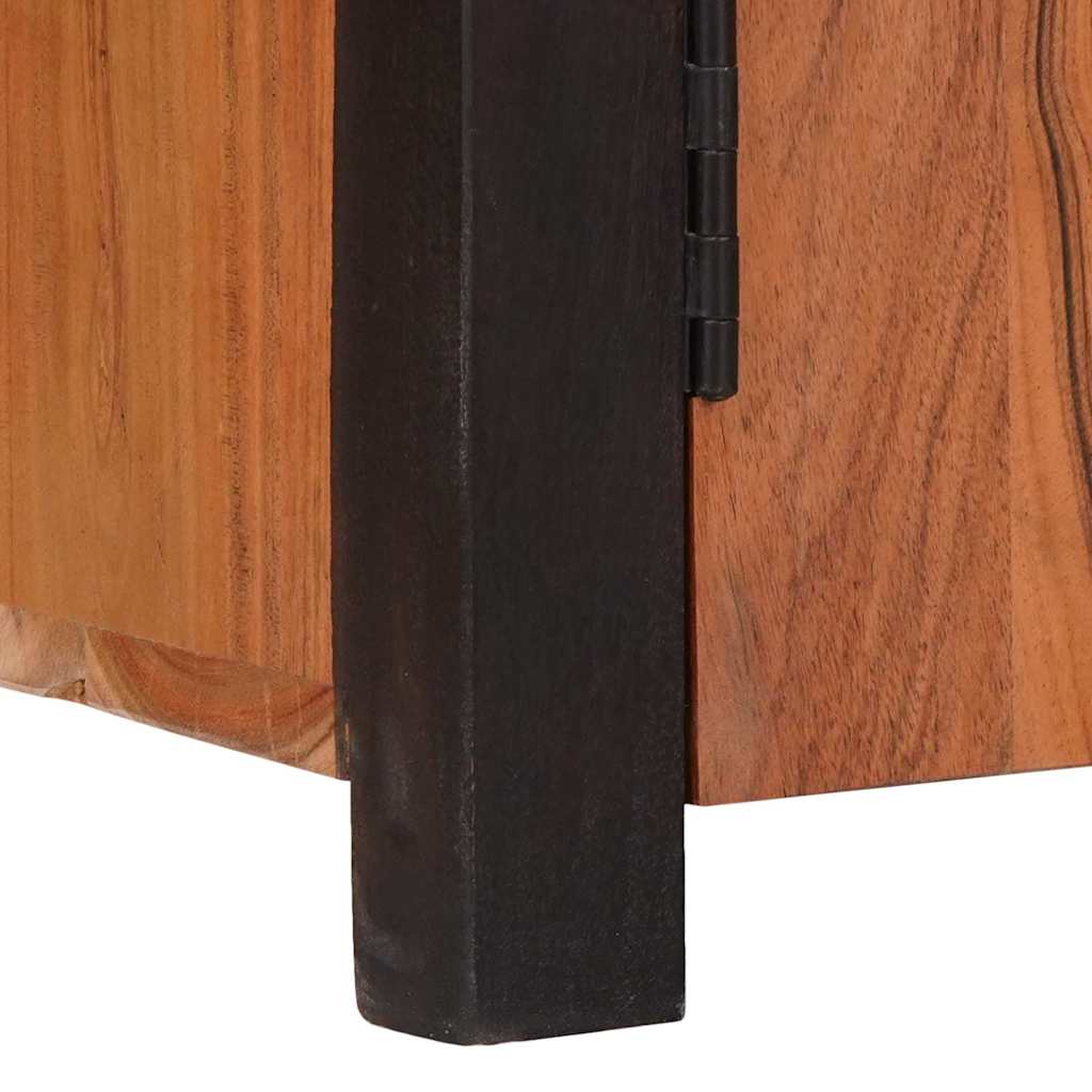 Dressoir 3 pcs Bruin 165 x 30 x 75 cm Massief Acaciahout is nu te koop bij PeponiXL, paradijselijk wonen!