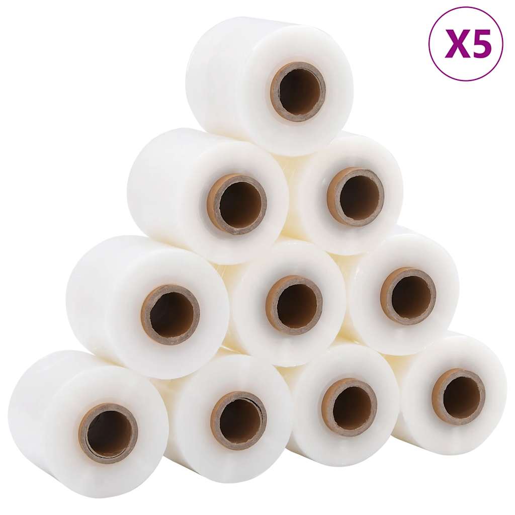Stretchfolies 50 stuks transparant 23 µm 10 cm x 150 m is nu te koop bij PeponiXL, paradijselijk wonen!