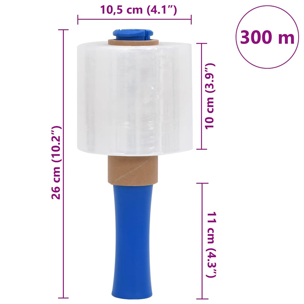 Stretchfolies 10 st Transparant 23 µm 10 cm x 300 m is nu te koop bij PeponiXL, paradijselijk wonen!