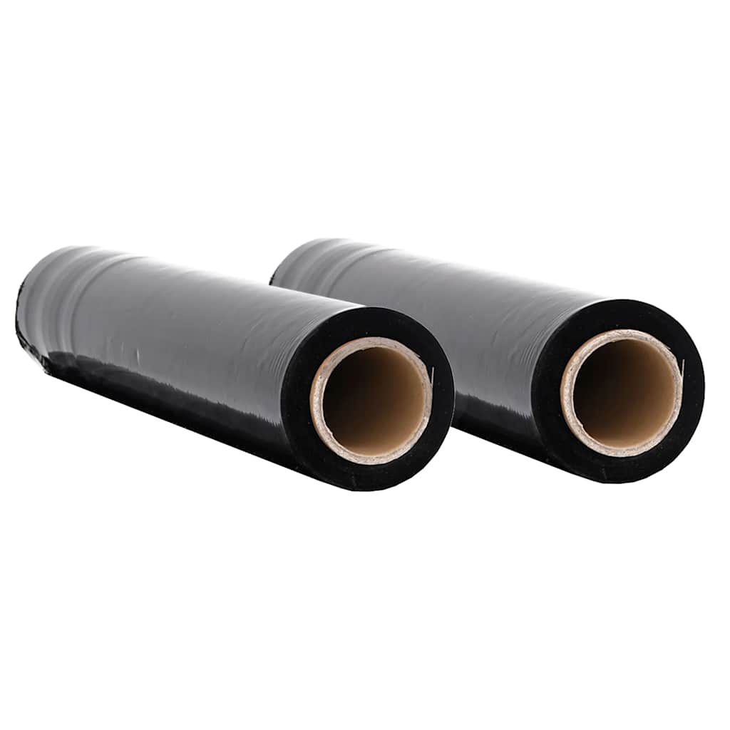 Stretchfilm 2 st 20 μm 50 cm x 300 m zwart is nu te koop bij PeponiXL, paradijselijk wonen!