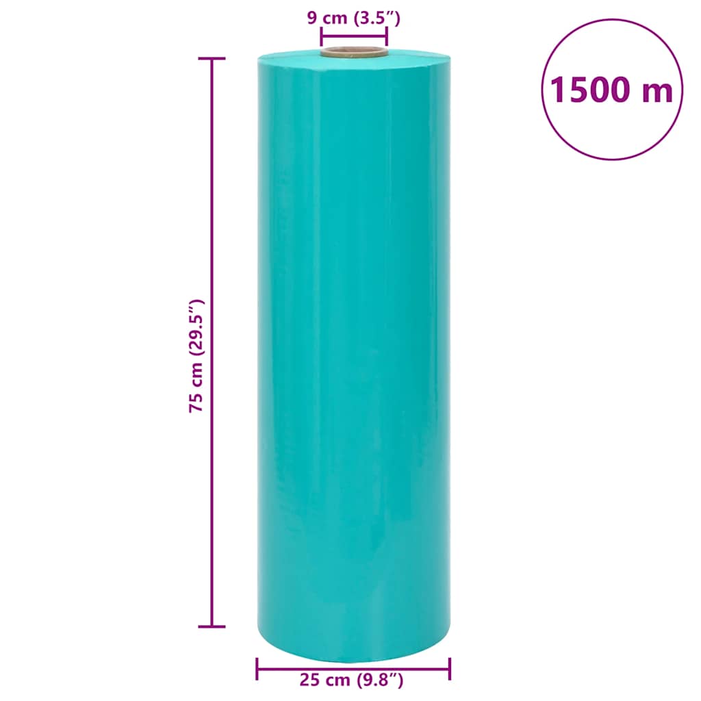 Agrarische stretchfilm 25 μm 75 cm x 1500 m groen is nu te koop bij PeponiXL, paradijselijk wonen!