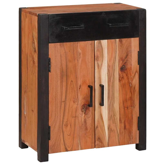 Dressoir met lade Bruin 55 x 30 x 75 cm Massief Acaciahout is nu te koop bij PeponiXL, paradijselijk wonen!