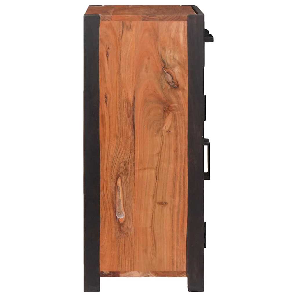 Dressoir met lade Bruin 55 x 30 x 75 cm Massief Acaciahout is nu te koop bij PeponiXL, paradijselijk wonen!