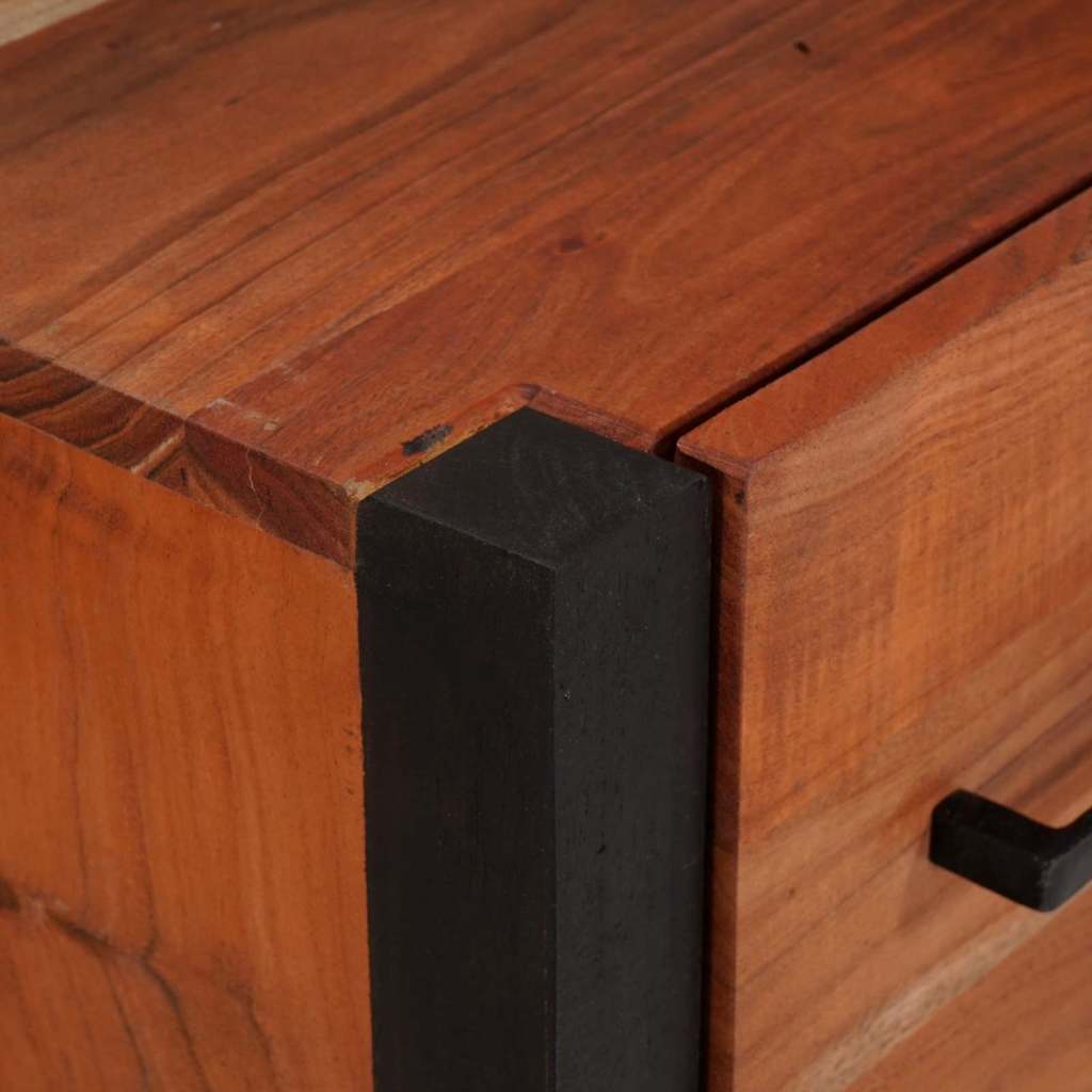 Dressoir met lade Bruin 55 x 30 x 75 cm Massief Acaciahout is nu te koop bij PeponiXL, paradijselijk wonen!