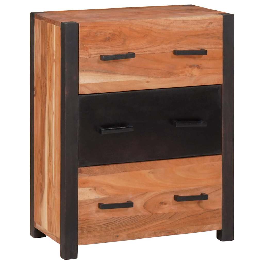 Dressoir met lade Bruin 55 x 30 x 75 cm Massief Acaciahout is nu te koop bij PeponiXL, paradijselijk wonen!
