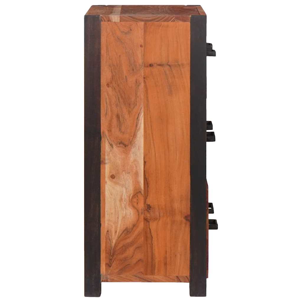 Dressoir met lade Bruin 55 x 30 x 75 cm Massief Acaciahout is nu te koop bij PeponiXL, paradijselijk wonen!