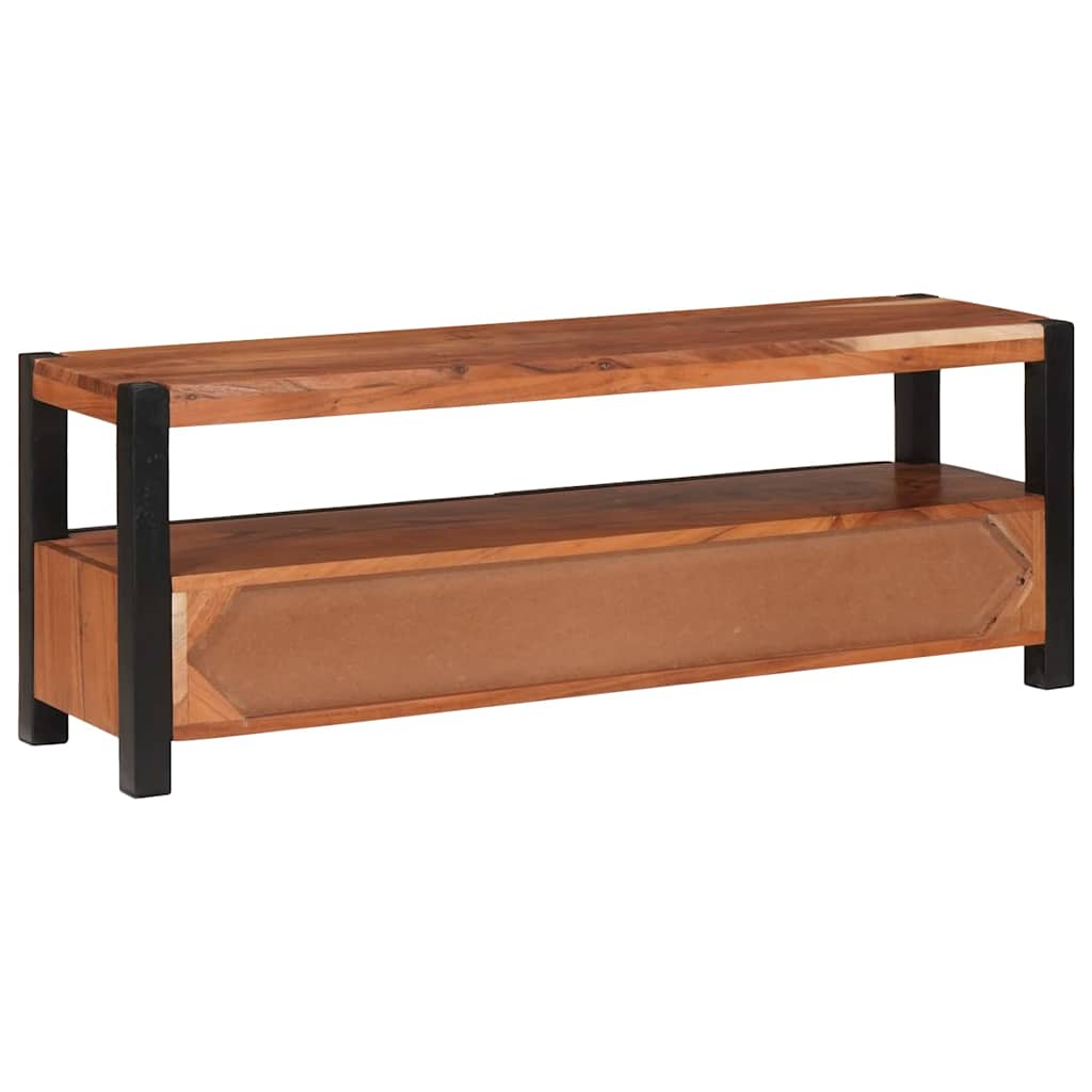 Mediakast met lade Bruin 110 x 30 x 40 cm Massief Acaciahout is nu te koop bij PeponiXL, paradijselijk wonen!