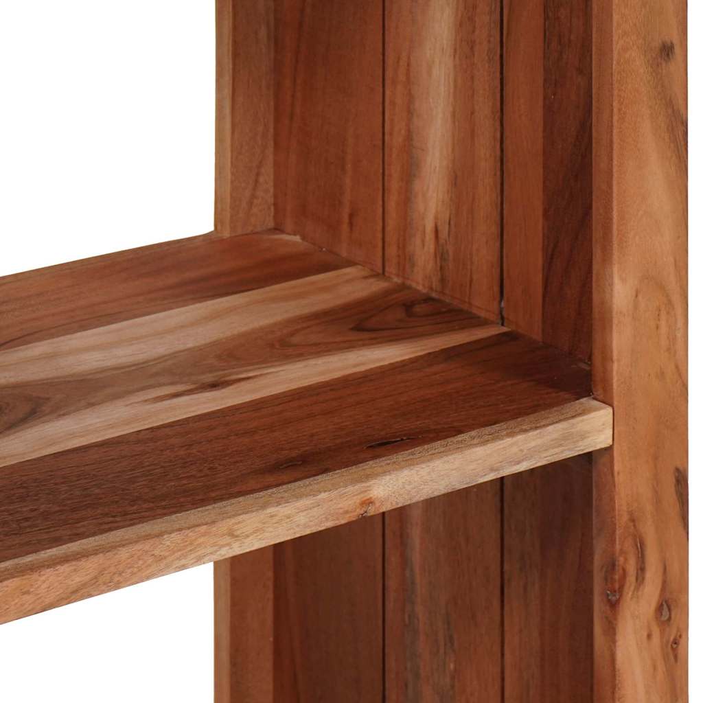 Boekenkast Bruin 80 x 30 x 75 cm Massief Acaciahout is nu te koop bij PeponiXL, paradijselijk wonen!