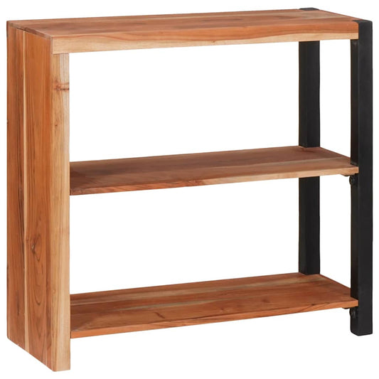 Boekenkast Bruin 80 x 30 x 75 cm Massief Acaciahout is nu te koop bij PeponiXL, paradijselijk wonen!