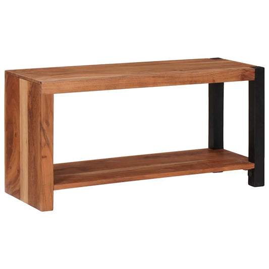 Boekenkast Bruin 80 x 30 x 40 cm Massief Acaciahout is nu te koop bij PeponiXL, paradijselijk wonen!