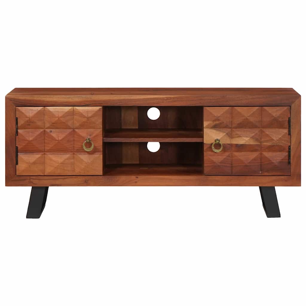 TV-kast Honingbruin 112 x 30 x 48 cm Massief acaciahout is nu te koop bij PeponiXL, paradijselijk wonen!