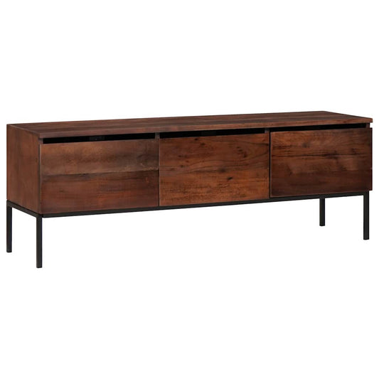 TV-kast Honingbruin 110 x 30 x 36 cm Massief acaciahout is nu te koop bij PeponiXL, paradijselijk wonen!
