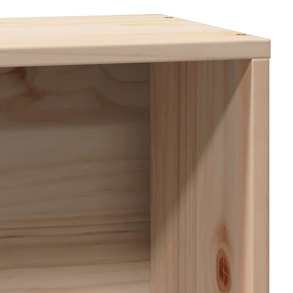 Bed met boekenkast zonder matras massief grenenhout 75x190 cm is nu te koop bij PeponiXL, paradijselijk wonen!