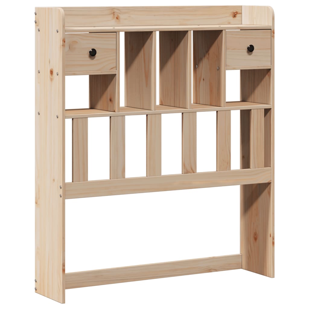 Bed met boekenkast zonder matras massief grenenhout 90x190 cm is nu te koop bij PeponiXL, paradijselijk wonen!