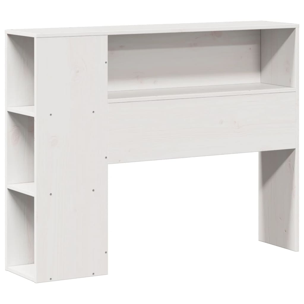 Bed met boekenkast zonder matras grenenhout wit 75x190 cm is nu te koop bij PeponiXL, paradijselijk wonen!