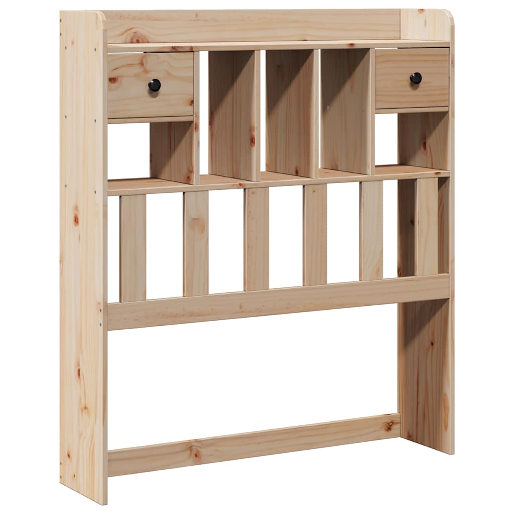 Bed met boekenkast zonder matras massief grenenhout 90x190 cm is nu te koop bij PeponiXL, paradijselijk wonen!