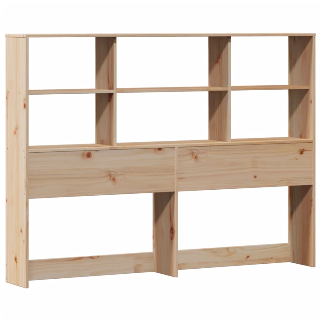 Bed met boekenkast zonder matras massief grenenhout 150x200 cm is nu te koop bij PeponiXL, paradijselijk wonen!