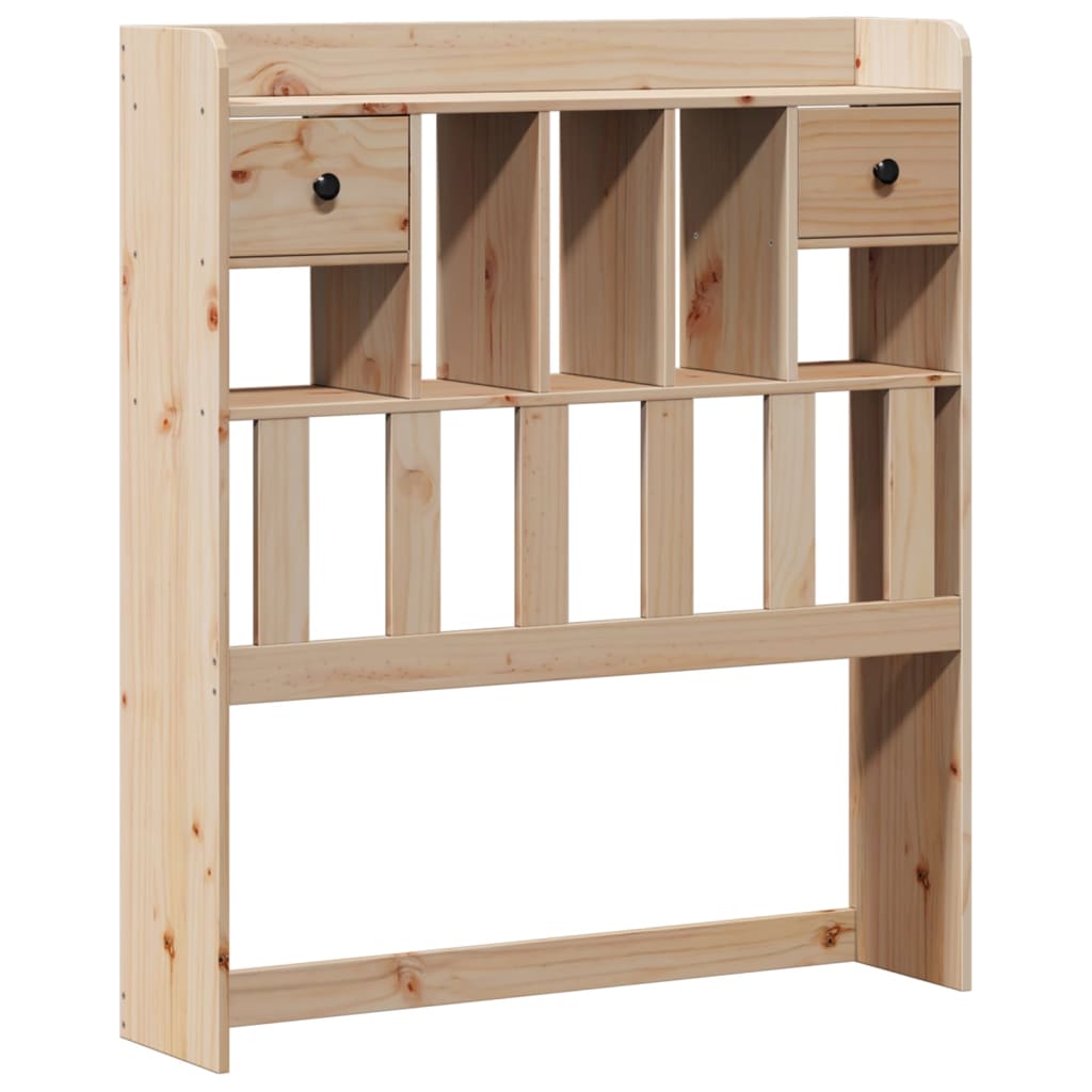 Bed met boekenkast zonder matras massief grenenhout 75x190 cm is nu te koop bij PeponiXL, paradijselijk wonen!