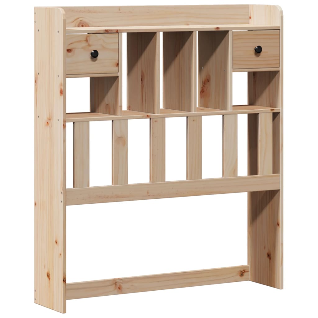 Bed met boekenkast zonder matras massief grenenhout 75x190 cm is nu te koop bij PeponiXL, paradijselijk wonen!