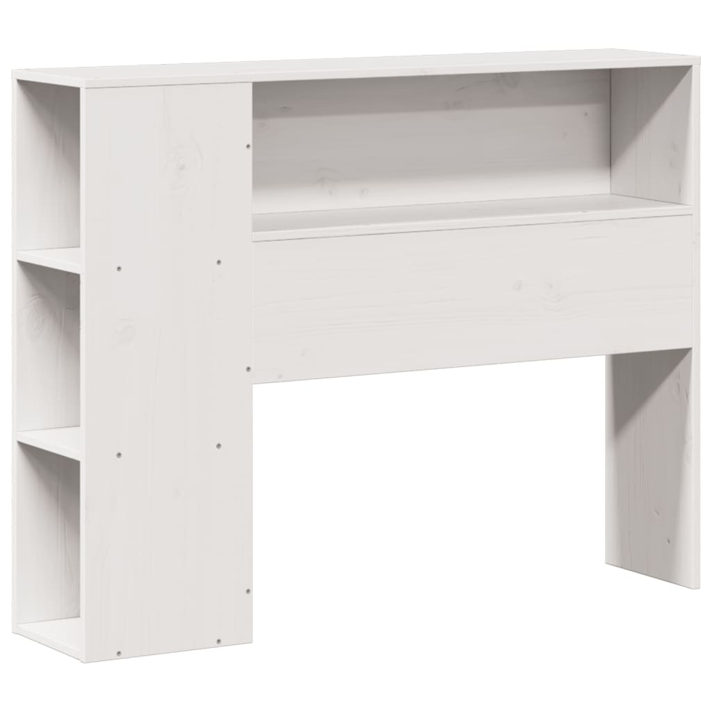 Bed met boekenkast zonder matras grenenhout wit 75x190 cm is nu te koop bij PeponiXL, paradijselijk wonen!
