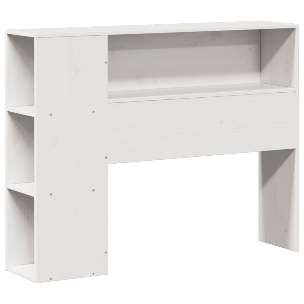 Bed met boekenkast zonder matras grenenhout wit 75x190 cm is nu te koop bij PeponiXL, paradijselijk wonen!