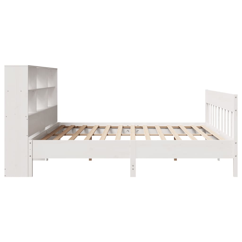 Bedframe zonder matras massief grenenhout wit 180x200 cm is nu te koop bij PeponiXL, paradijselijk wonen!