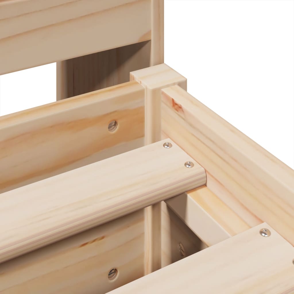 Bedframe zonder matras massief grenenhout 180x200 cm is nu te koop bij PeponiXL, paradijselijk wonen!