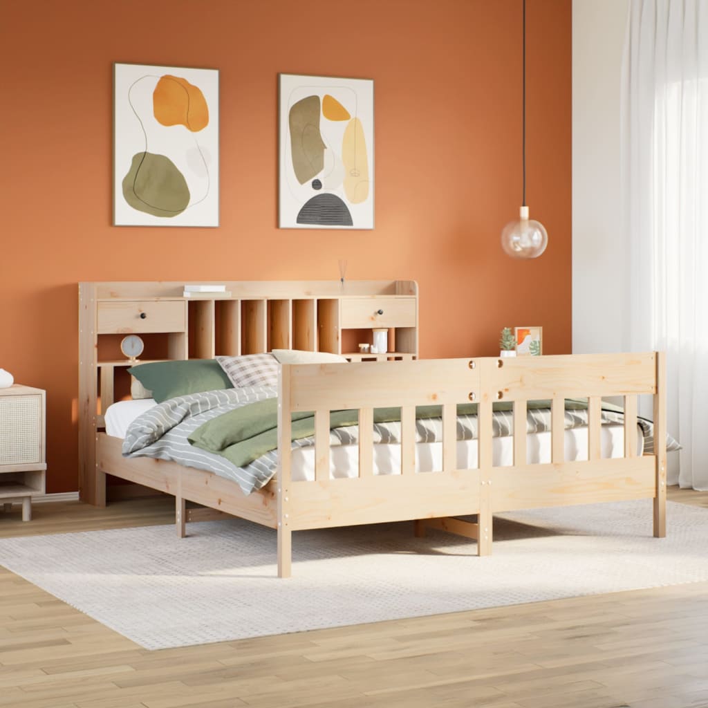 Bedframe zonder matras massief grenenhout 180x200 cm is nu te koop bij PeponiXL, paradijselijk wonen!