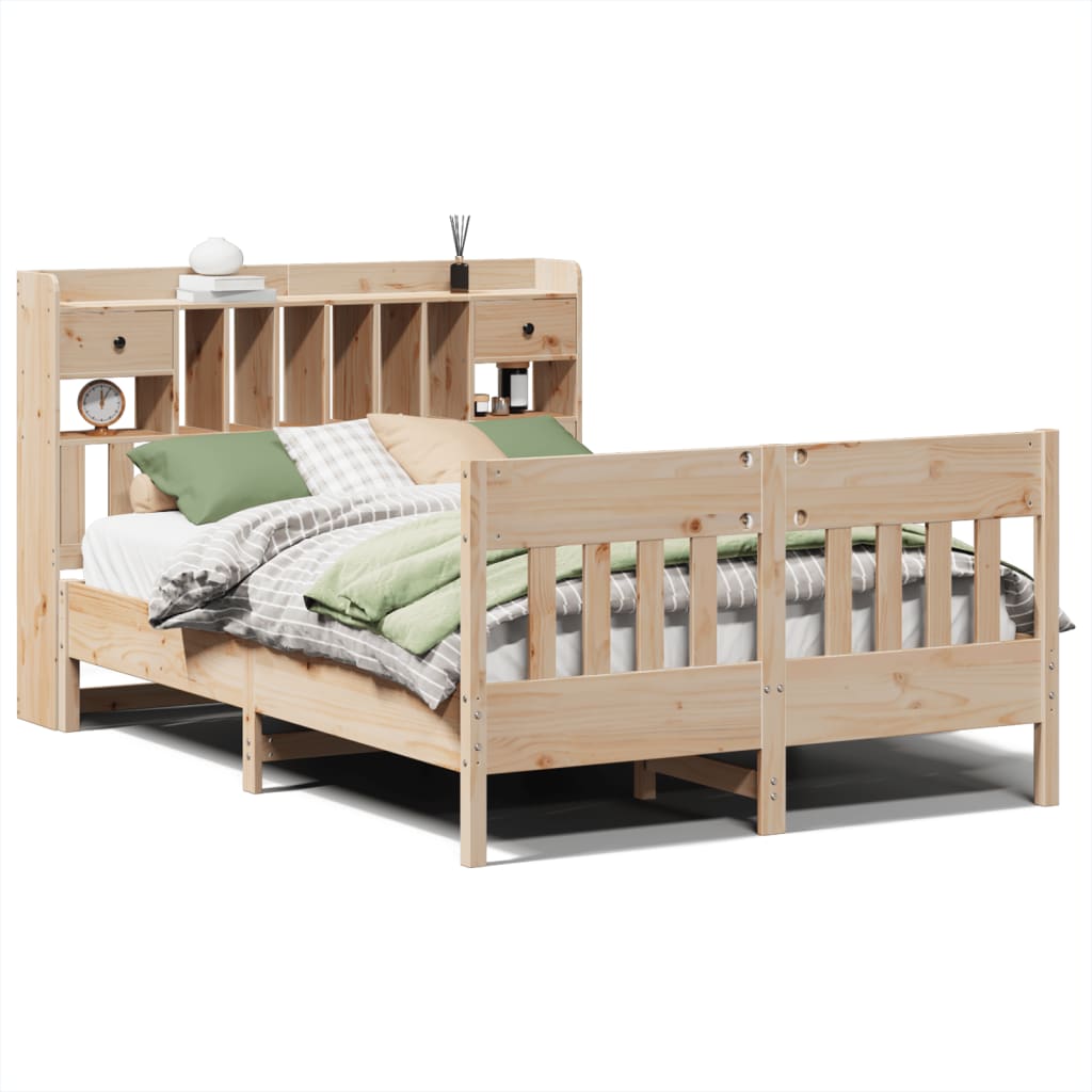 Bedframe zonder matras massief grenenhout 140x200 cm is nu te koop bij PeponiXL, paradijselijk wonen!