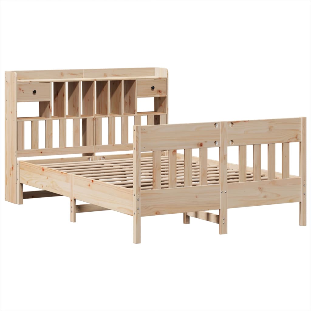 Bedframe zonder matras massief grenenhout 140x200 cm is nu te koop bij PeponiXL, paradijselijk wonen!
