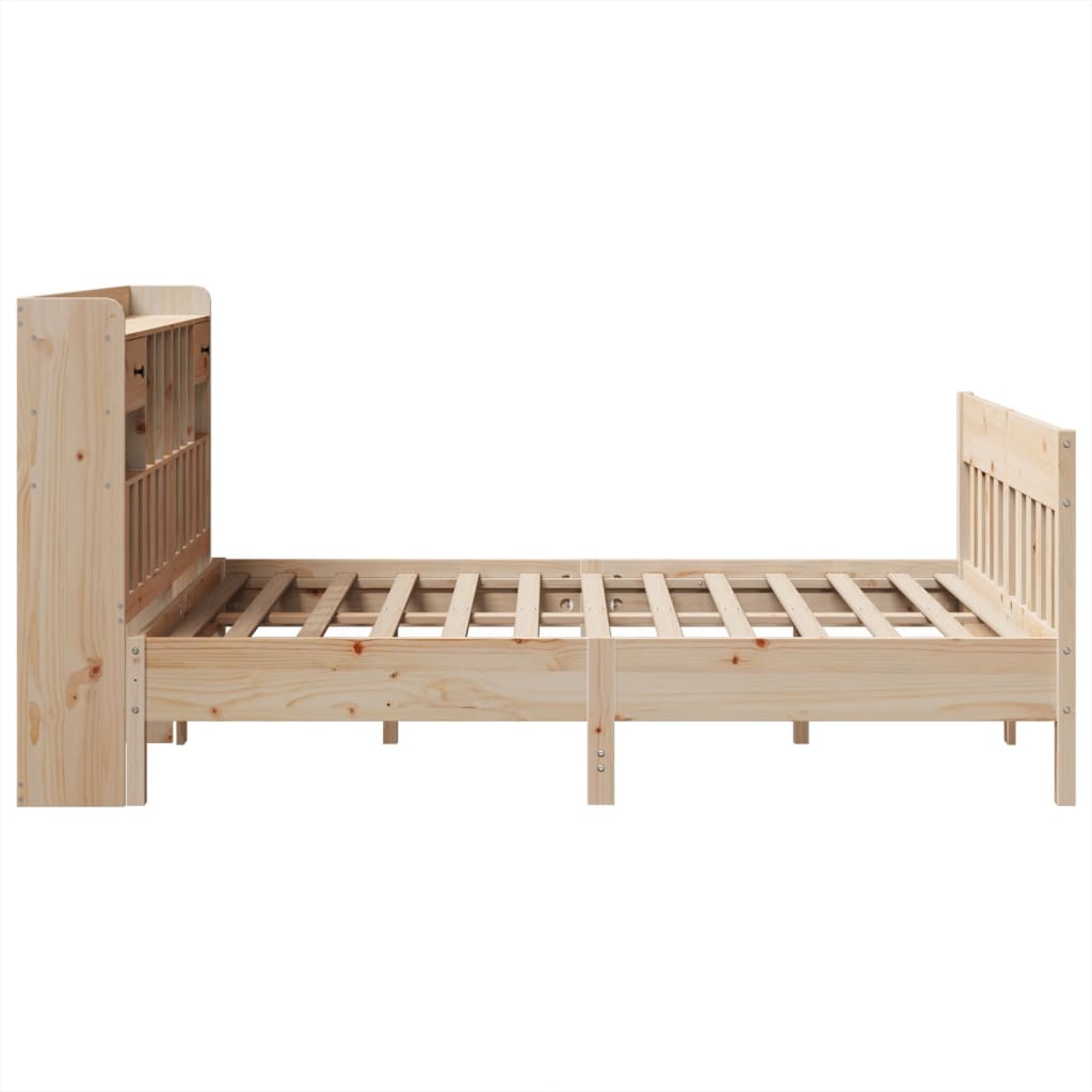 Bedframe zonder matras massief grenenhout 140x200 cm is nu te koop bij PeponiXL, paradijselijk wonen!