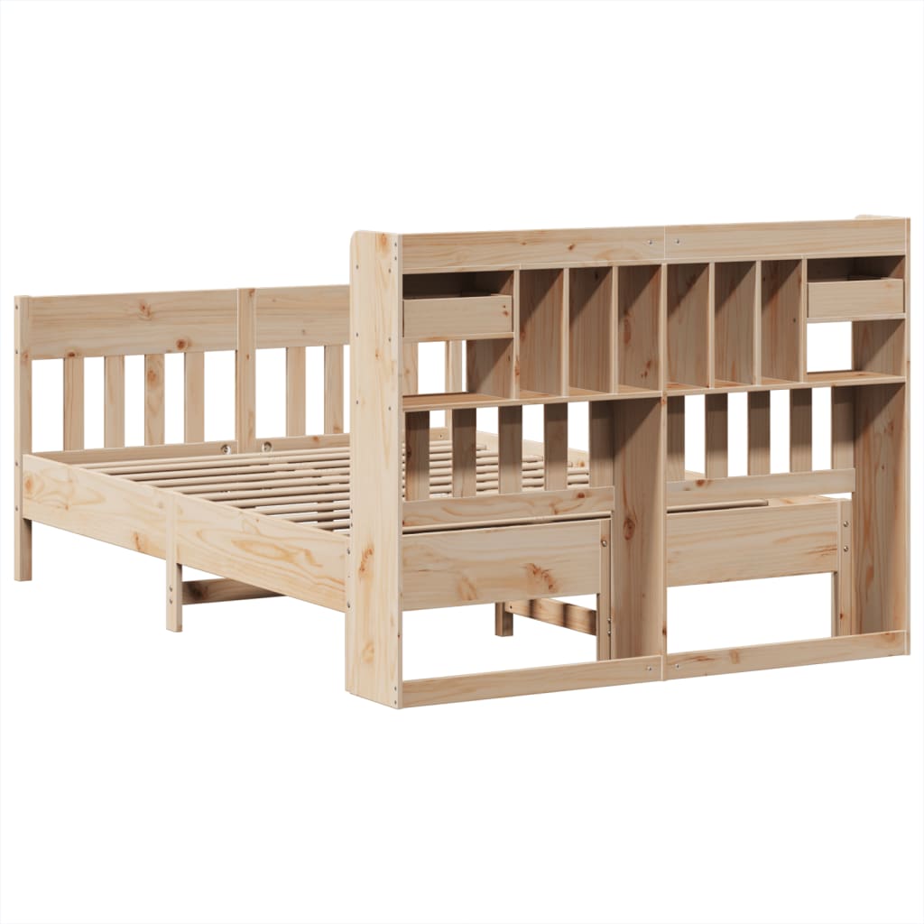 Bedframe zonder matras massief grenenhout 140x200 cm is nu te koop bij PeponiXL, paradijselijk wonen!