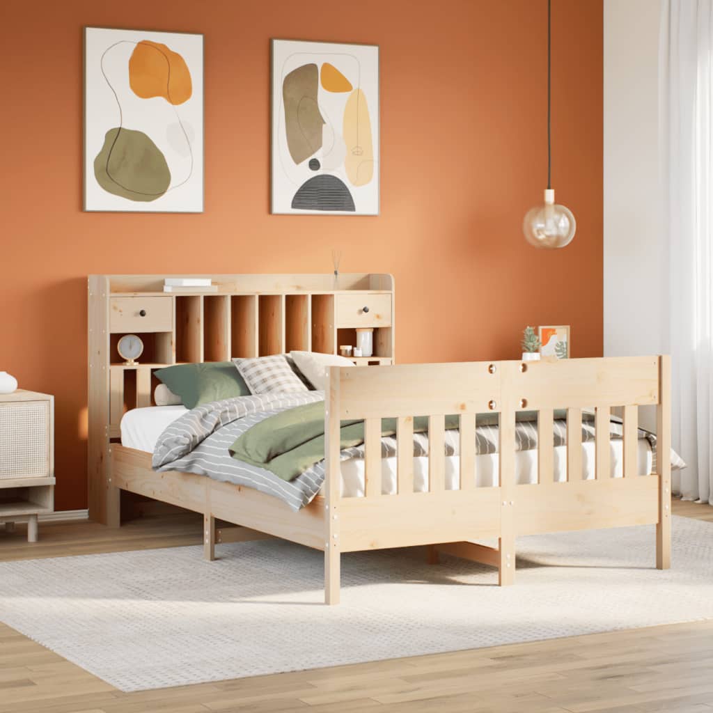 Bedframe zonder matras massief grenenhout 140x200 cm is nu te koop bij PeponiXL, paradijselijk wonen!